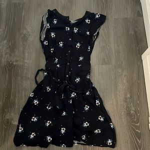 Loft Navy Floral Blue Size 6
